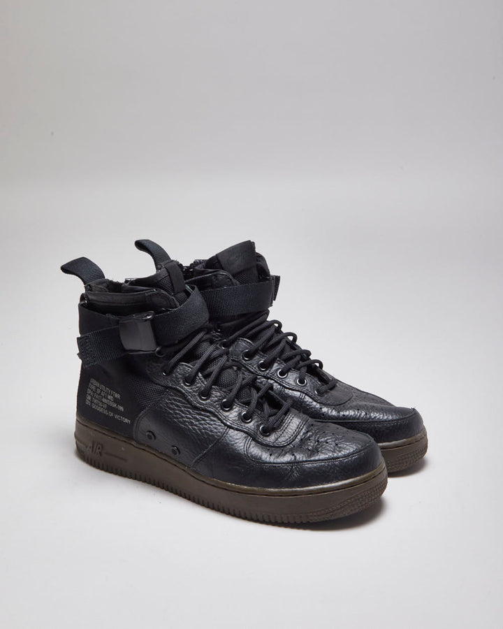 Nike Air Force 1 Lunar Mid Strap Mid-Top Trainers - UK 7.5