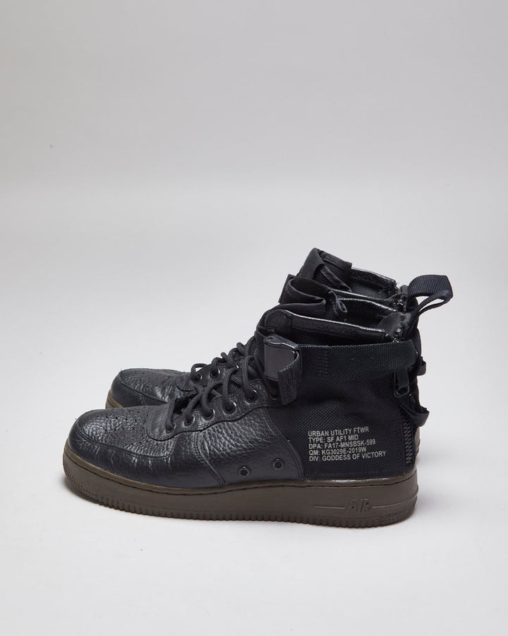 Nike Air Force 1 Lunar Mid Strap Mid-Top Trainers - UK 7.5