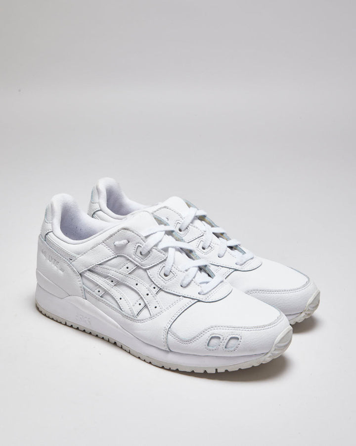 Asics Gel Lyte 3 Sample All White Trainers - UK 9