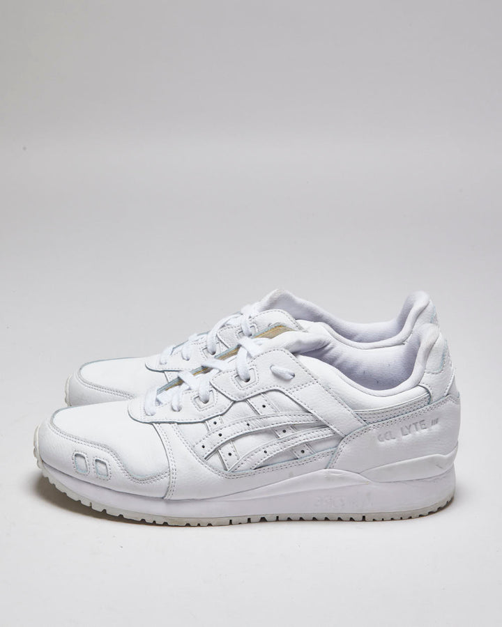 Asics Gel Lyte 3 Sample All White Trainers - UK 9