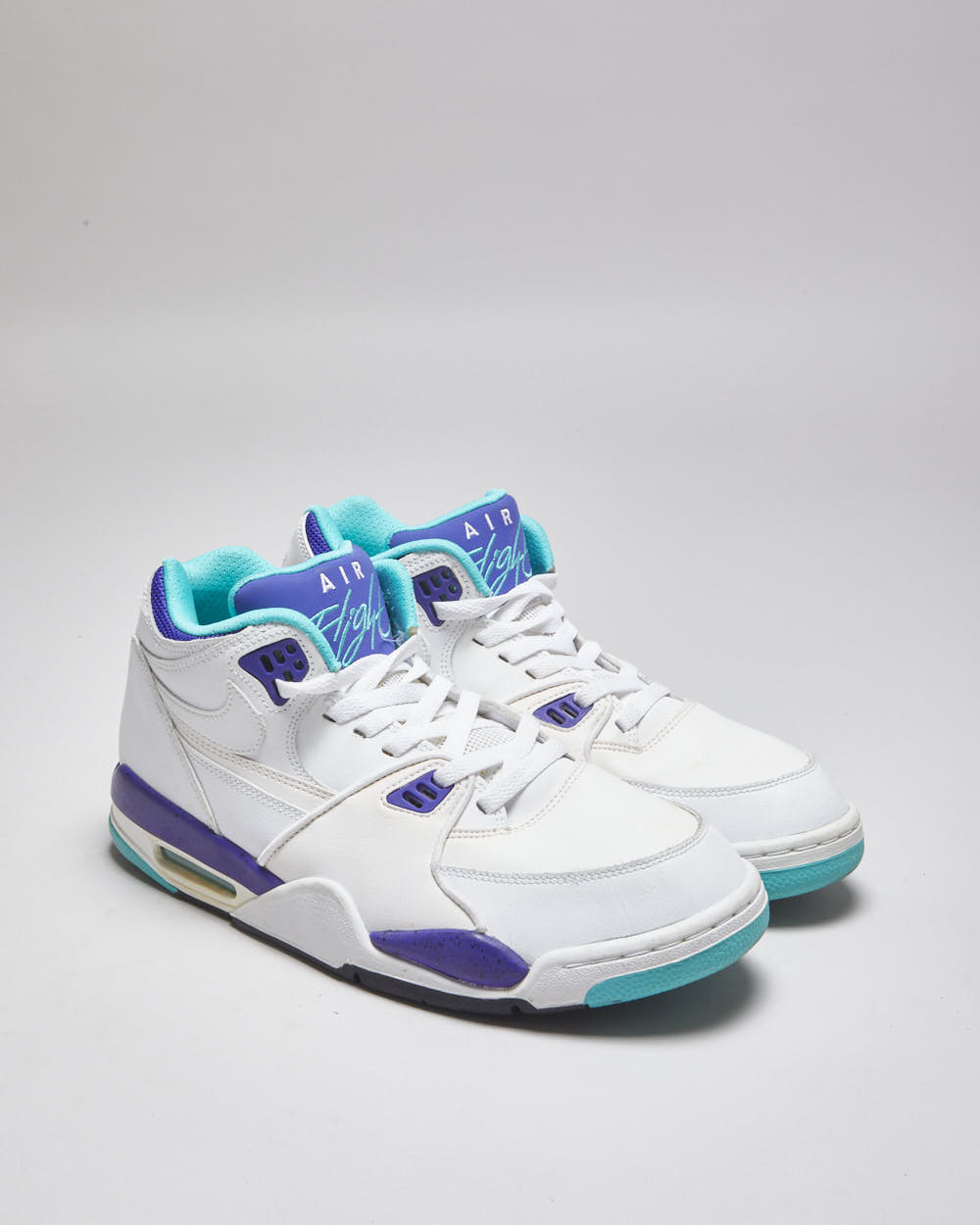 Nike Air Flight 89 High Top Grape Trainers - UK 9