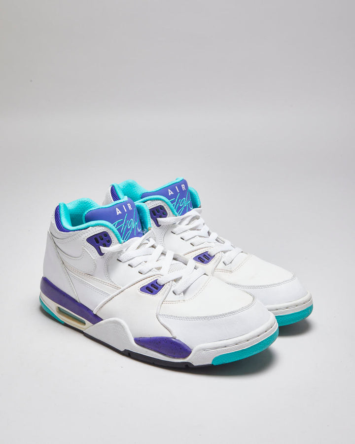 Nike Air Flight 89 High Top Grape Trainers UK