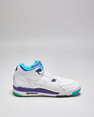 Nike Air Flight 89 High Top Grape Trainers - UK 9