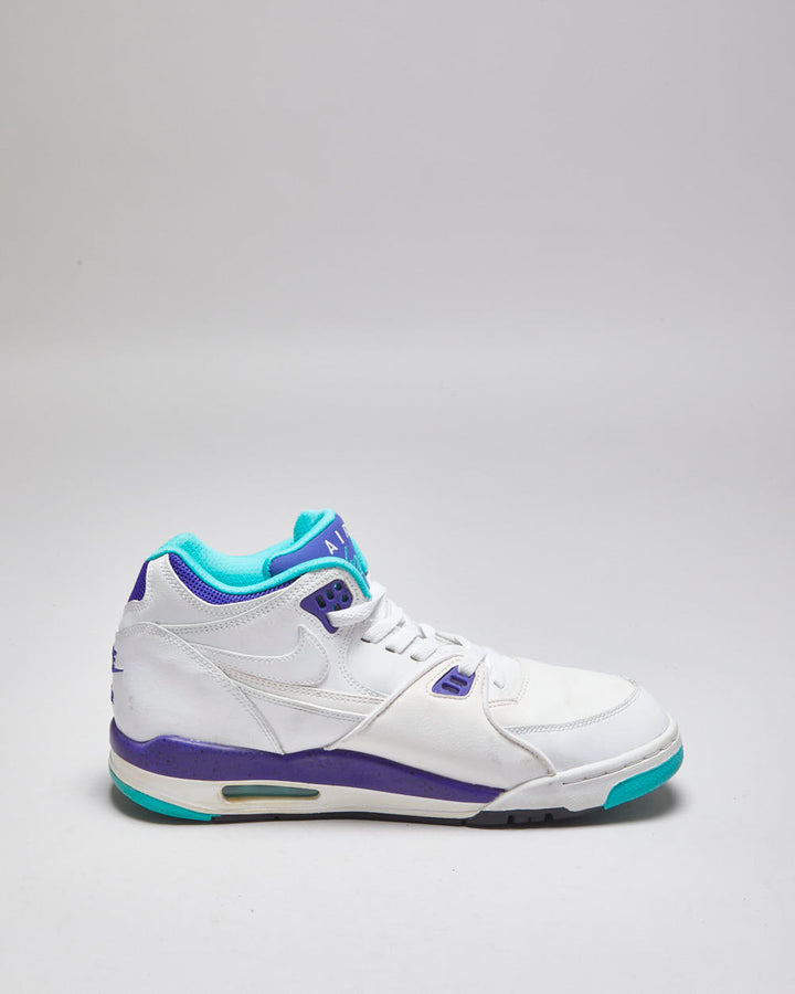 Nike Air Flight 89 High Top Grape Trainers UK 9 Rokit