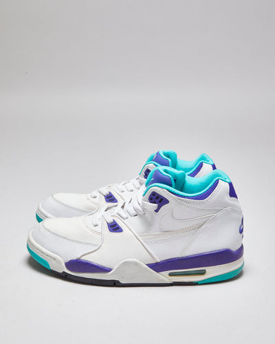 Nike Air Flight 89 High Top Grape Trainers - UK 9