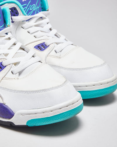 Nike Air Flight 89 High Top Grape Trainers - UK 9