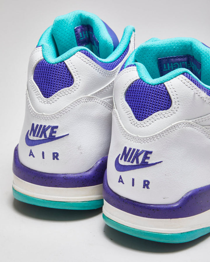 Nike Air Flight 89 High Top Grape Trainers UK - Main Image