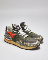 Vintage Moncler Multi Print Mesh Trainers - UK 7