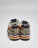 Vintage Moncler Multi Print Mesh Trainers - UK 7