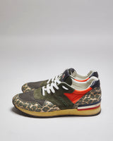 Vintage Moncler Multi Print Mesh Trainers - UK 7