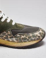 Vintage Moncler Multi Print Mesh Trainers - UK 7