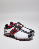 Vintage Adidas Tour 360 3.0 Leather Spiked Golf Shoes - UK 10.5