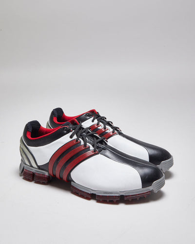 Vintage Adidas Tour 360 3.0 Leather Spiked Golf Shoes - UK 10.5