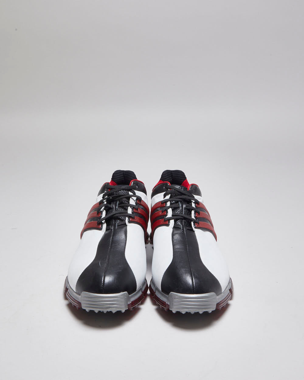 Vintage Adidas Tour 360 3.0 Leather Spiked Golf Shoes - UK 10.5