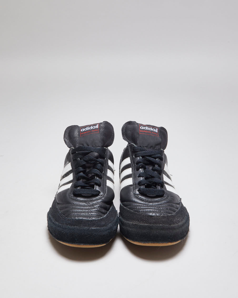 Adidas Three Stripe Mundial Goal Gum Sole Trainers - UK 7.5