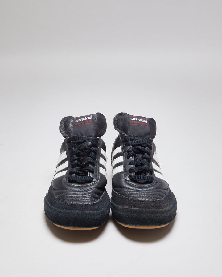 Adidas Three Stripe Mundial Goal Gum Sole Trainers - UK 7.5