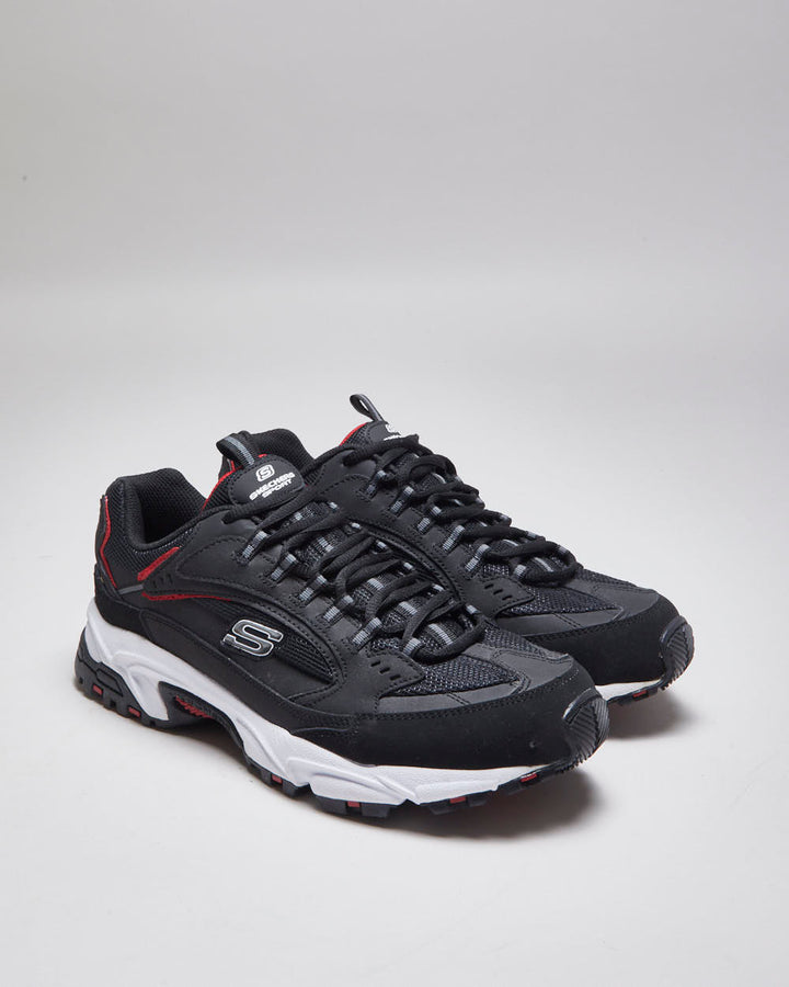 Vintage Skechers Wide Fit Memory Foam Trainers - UK 10