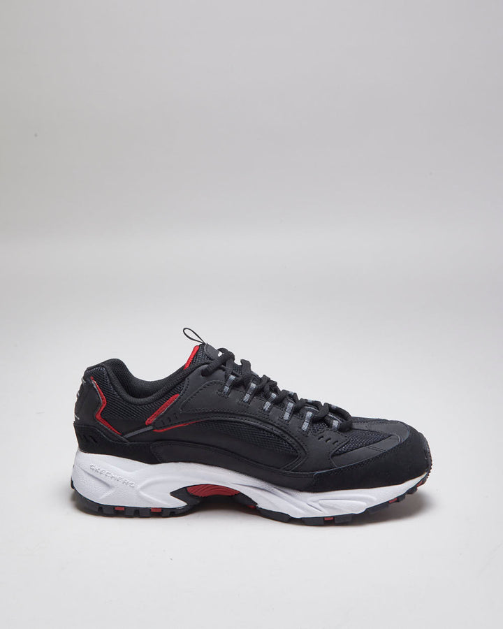 Vintage Skechers Wide Fit Memory Foam Trainers - UK 10