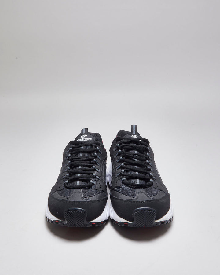 Vintage Skechers Wide Fit Memory Foam Trainers - UK 10