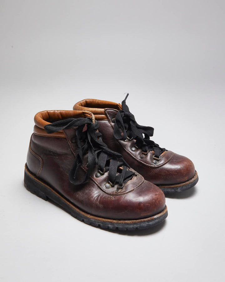 Vintage 90's Alco Leather Hiking Boots - UK 6