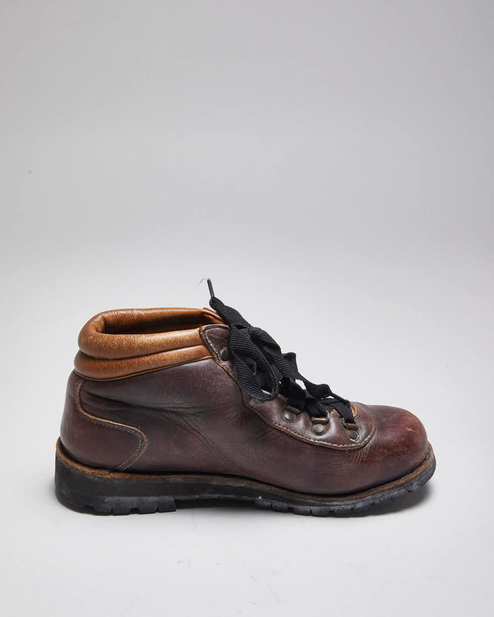 Vintage 90's Alco Leather Hiking Boots - UK 6