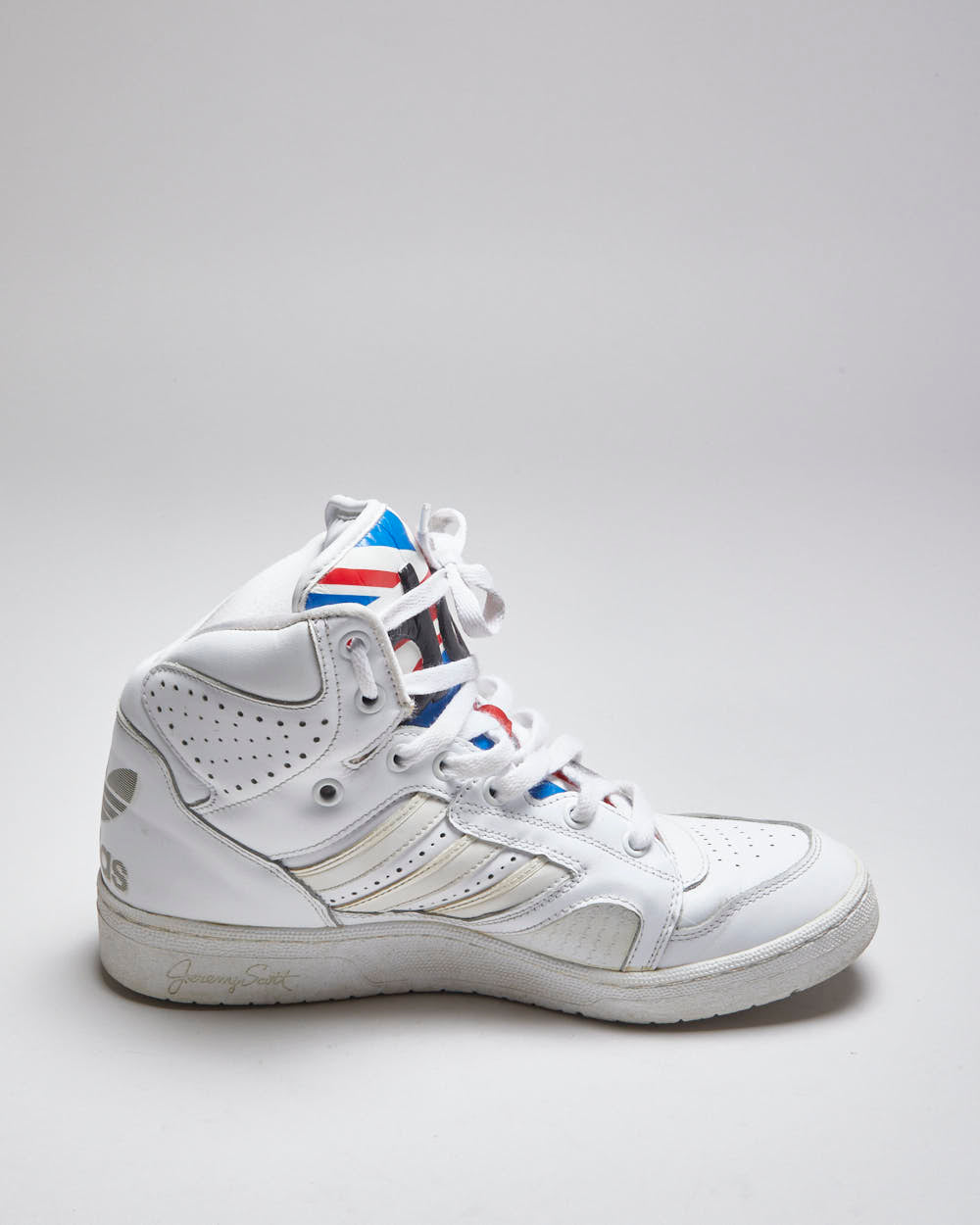 Adidas x Jeremey Scott Union Jack Trainers - UK9.5