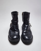 Vintage Salvatore Ferragamo Insulate Leather Ankle Boots - UK 10