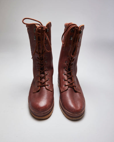 Vintage Bally Heavyweight Knee Length Winter Boots - UK 9