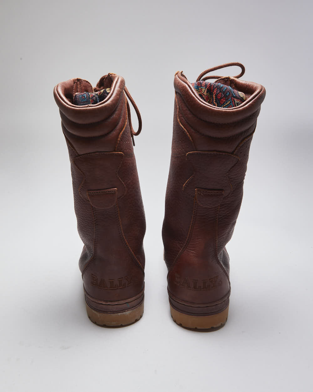 Vintage Bally Heavyweight Knee Length Winter Boots - UK 9