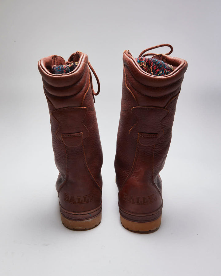Vintage Bally Heavyweight Knee Length Winter Boots - UK 9