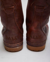 Vintage Bally Heavyweight Knee Length Winter Boots - UK 9