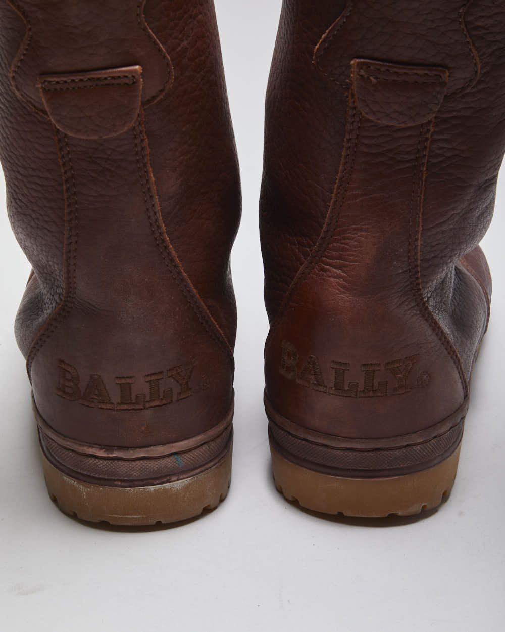 Vintage Bally Heavyweight Knee Length Winter Boots - UK 9