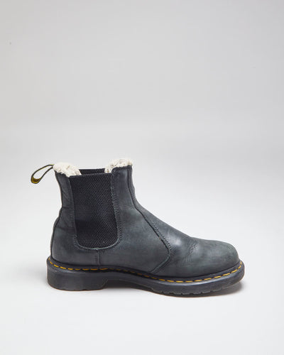 Vintage Dr Martens Fur Lined Chelsea Boots - UK 8
