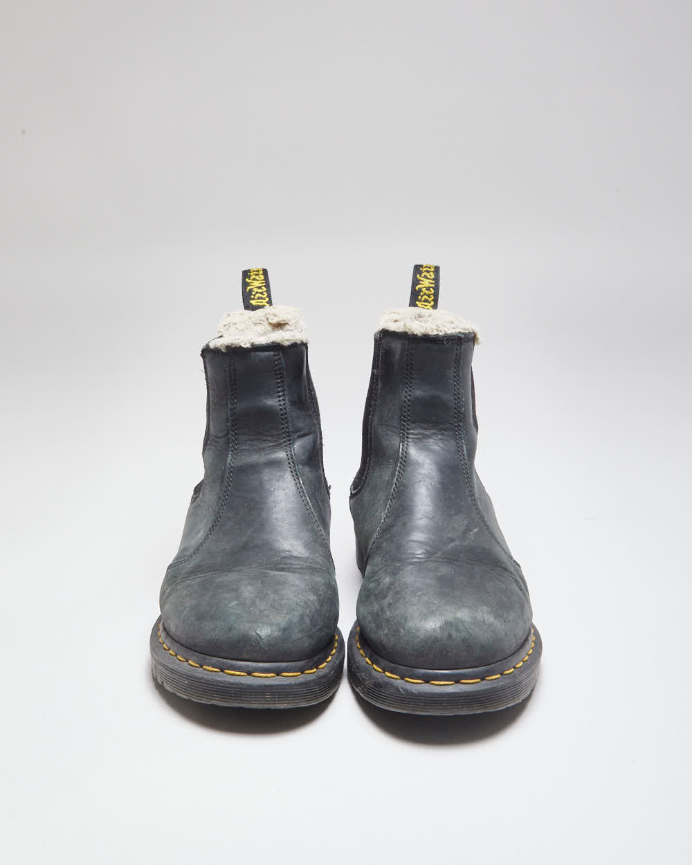 Vintage Dr Martens Fur Lined Chelsea Boots - UK 8