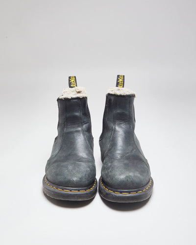 Vintage Dr Martens Fur Lined Chelsea Boots - UK 8