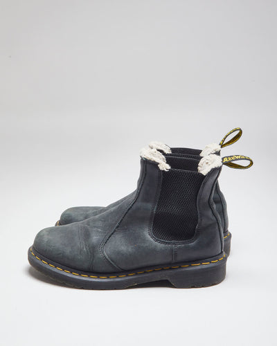 Vintage Dr Martens Fur Lined Chelsea Boots - UK 8