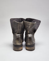 Vintage CAT Grey Leather Chelsea Work Boots - UK 8