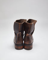 Vintage CAT Brown Leather Chelsea Work Boots - UK 8