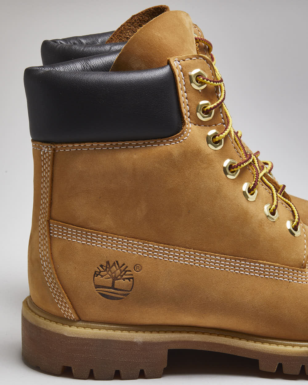Vintage Timberland Classic Beige Work Boots - UK 8
