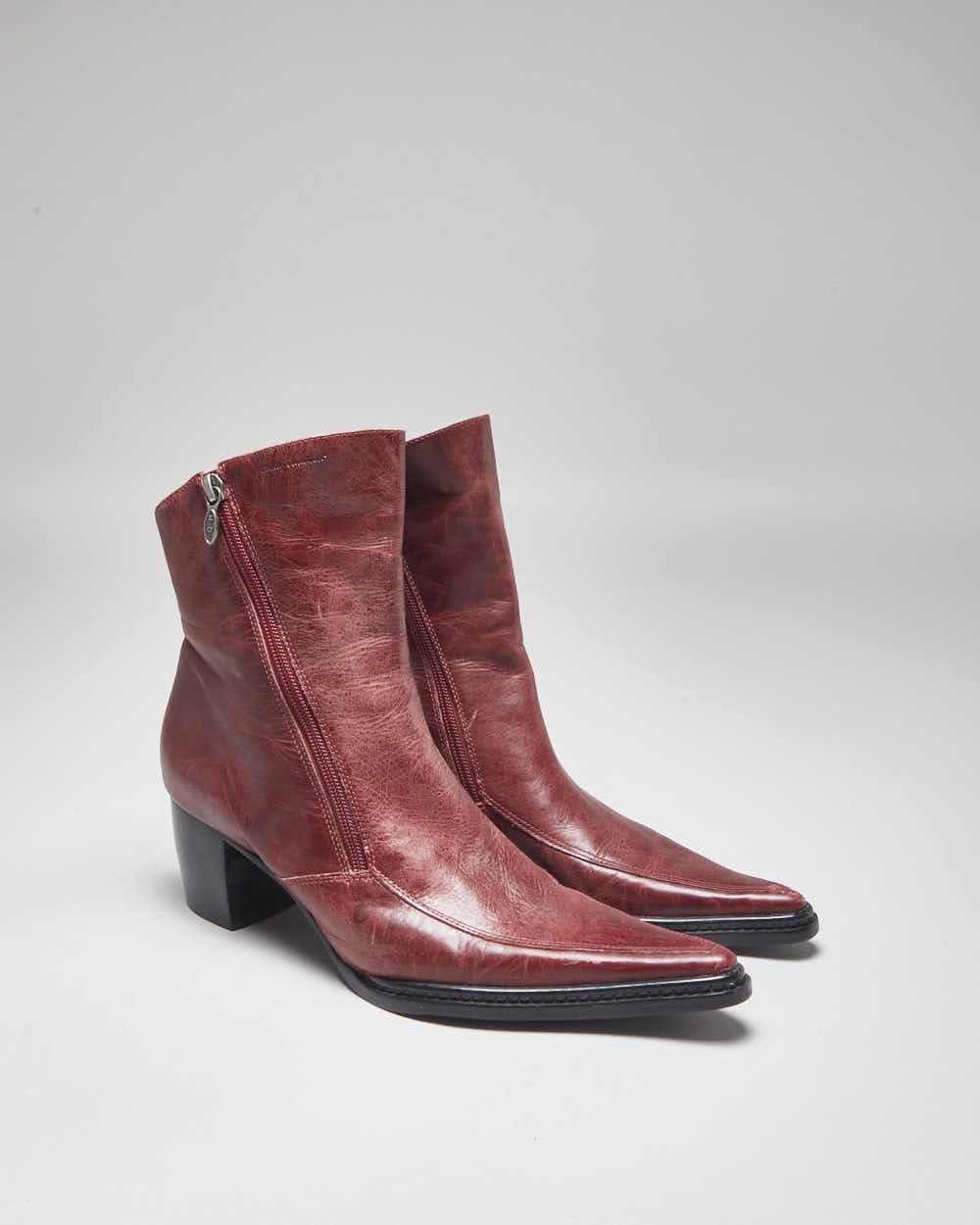 Harley Davidson Red  Leather Boots - UK9