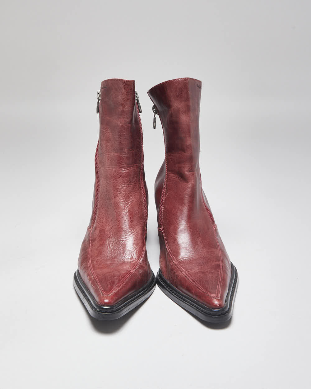 Harley Davidson Red  Leather Boots - UK9