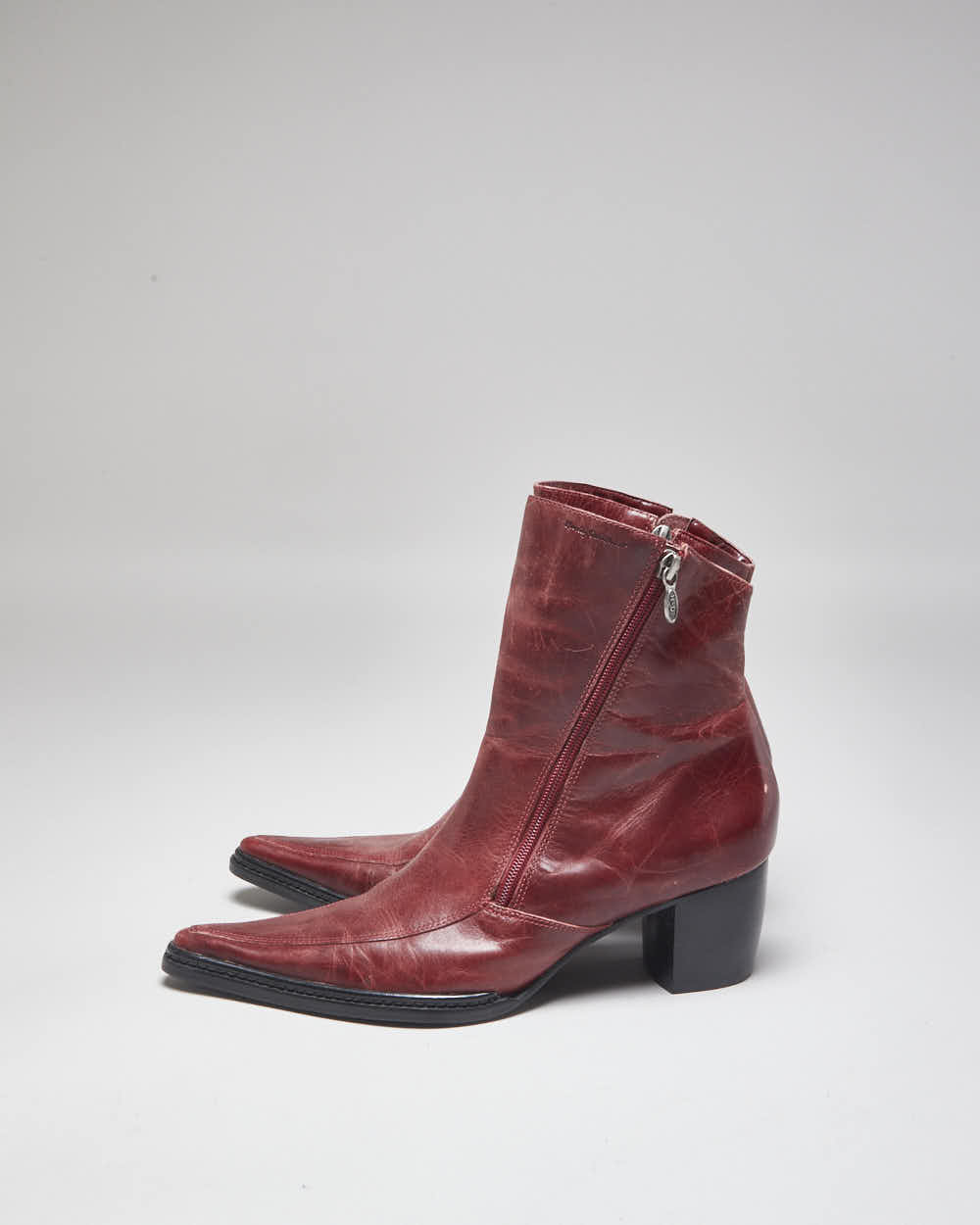 Harley Davidson Red  Leather Boots - UK9