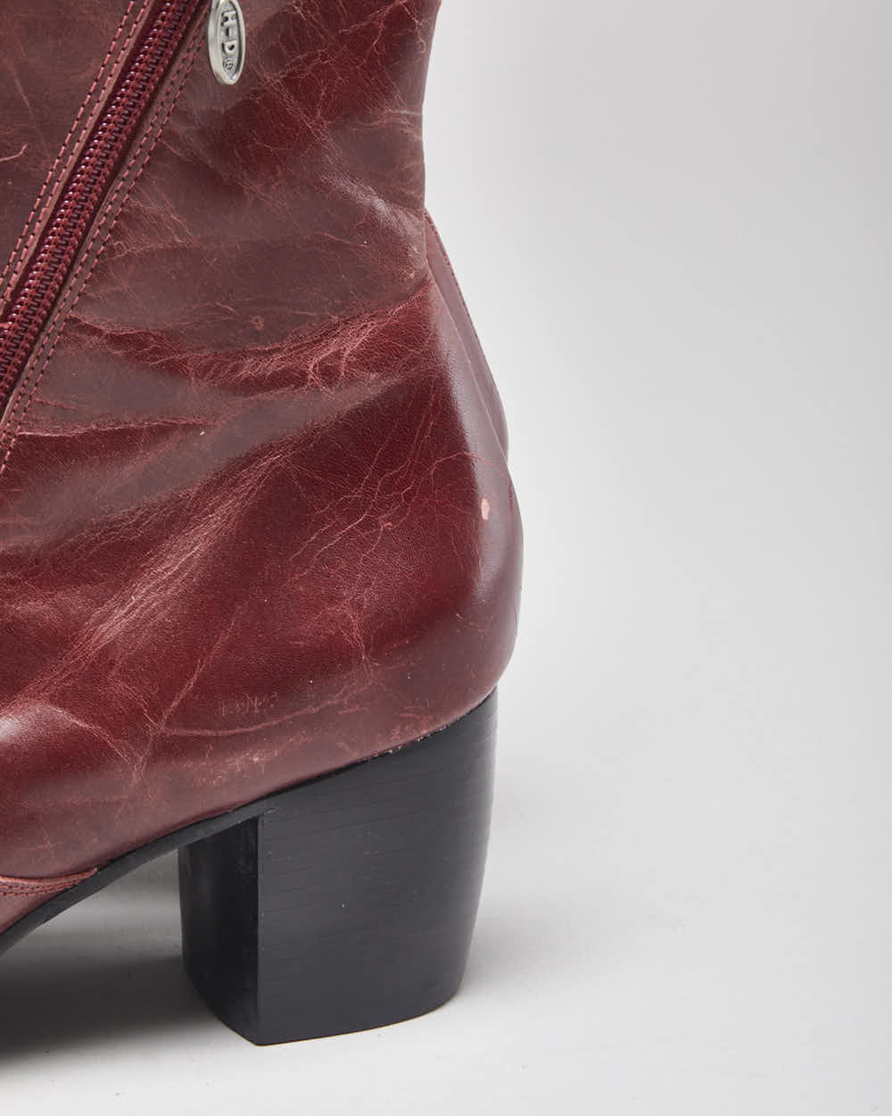 Harley Davidson Red  Leather Boots - UK9