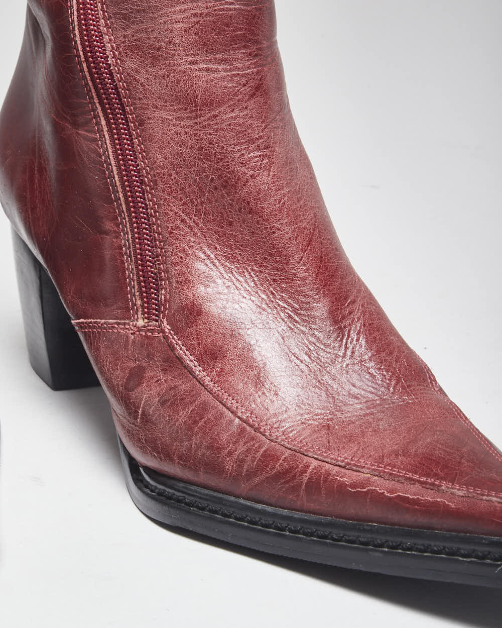 Harley Davidson Red  Leather Boots - UK9