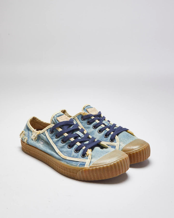 Vintage Y2K G-Star Raw Denim Gum Sole Trainers - UK 10