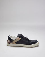 Vintage 2000's Burberry Suede Low Trainers - UK 8