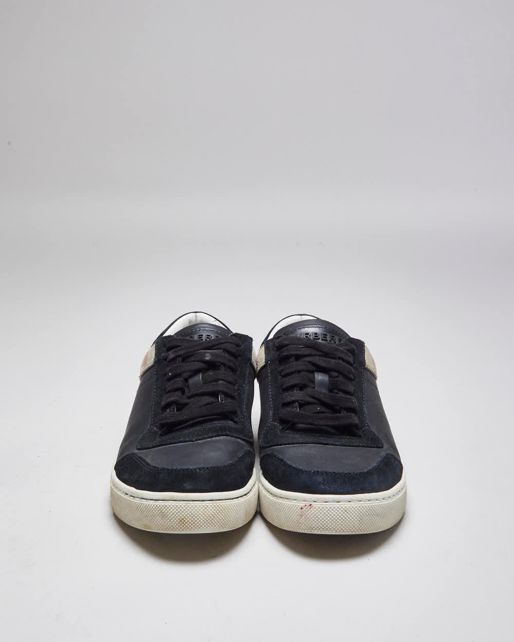 Vintage 2000's Burberry Suede Low Trainers - UK 8