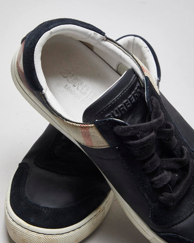 Vintage 2000's Burberry Suede Low Trainers - UK 8