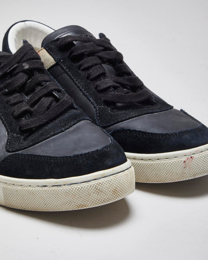 Vintage 2000's Burberry Suede Low Trainers - UK 8