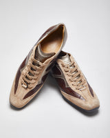 Vintage Y2K Tod's Narrow Toe Leather Trainers - UK 6